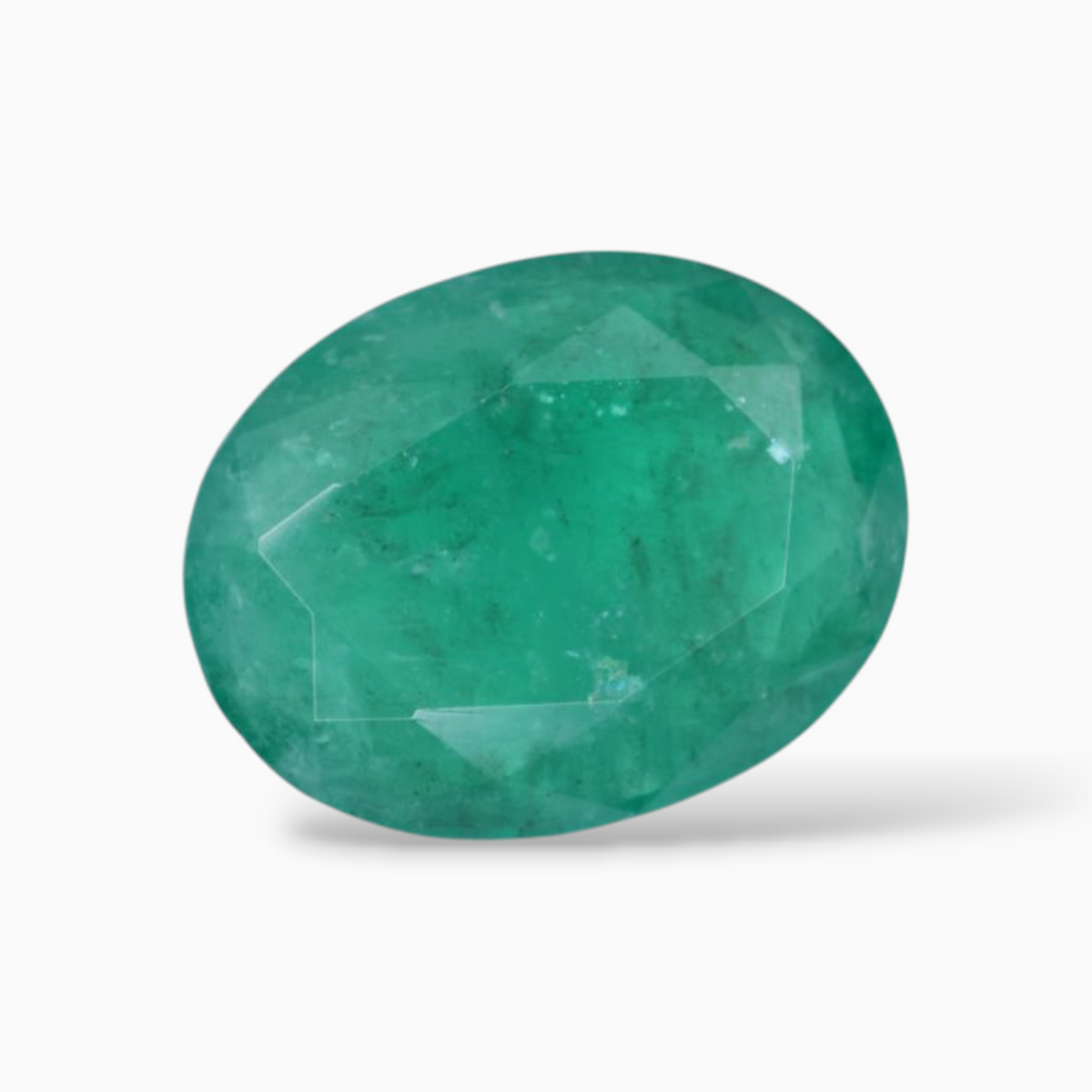 Buy Online Genuine Emerald Gemstone In Oval Shape 4.84 Carats 14.1x11mm Size