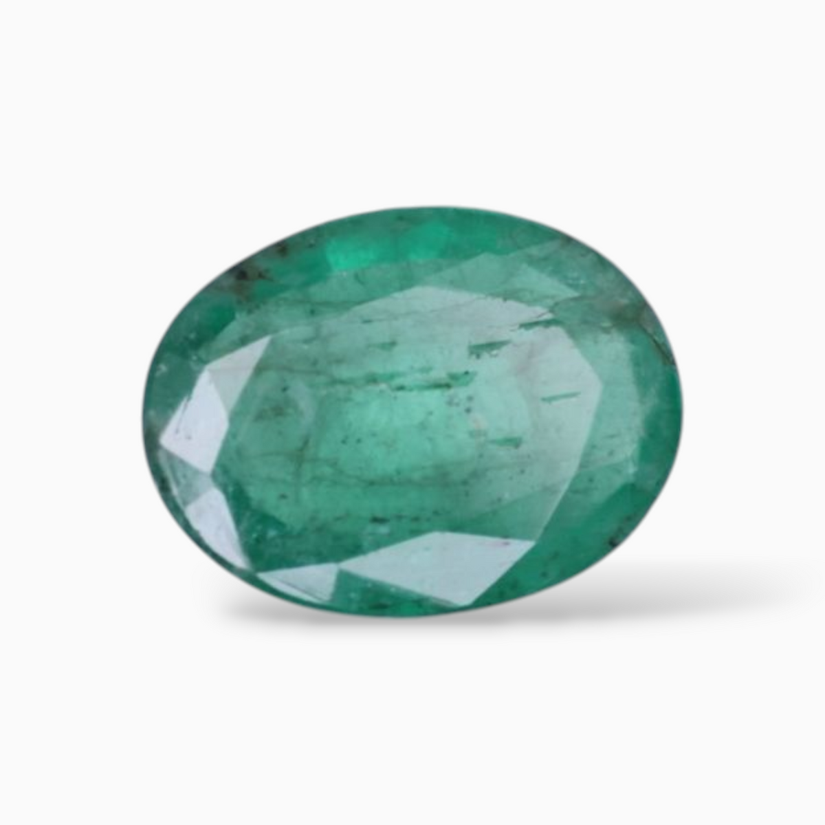 Genuine Zambian Emerald Stone For Sale Oval Shape 1.32 Carats 9.5x7.2mm Size
