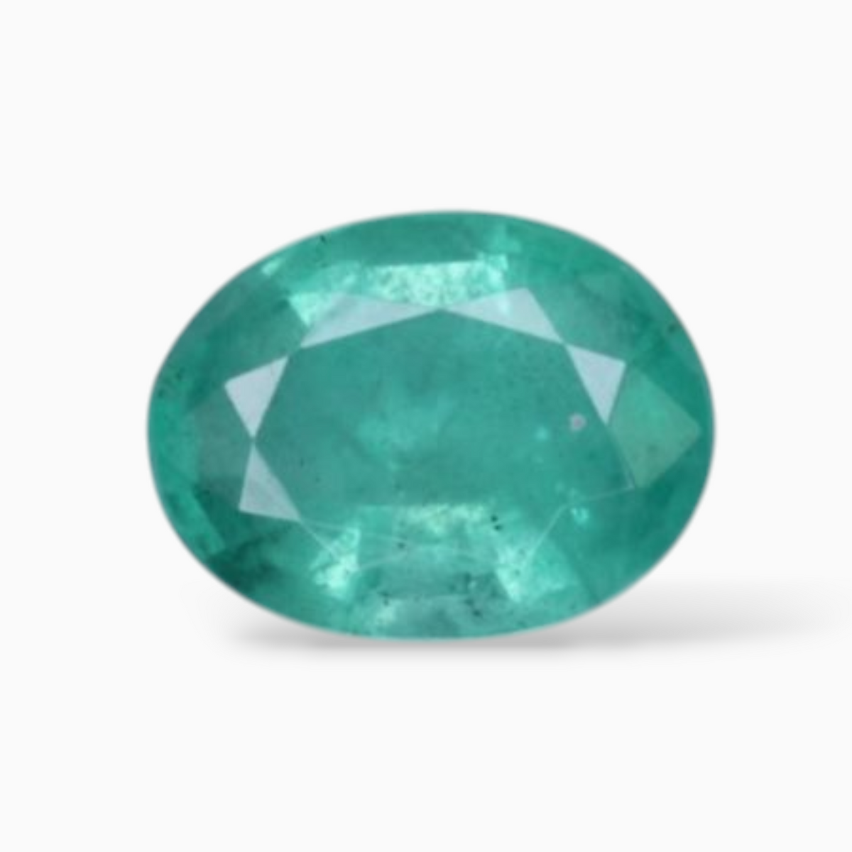 1.27 Carats Natural Emerald Gemstone In Oval Shape & Size 8x6mm