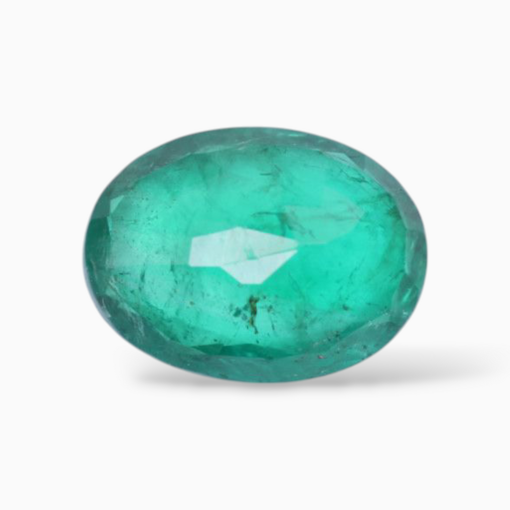 Buy Real Zambian Panna Gemstone For Sale Oval Shape 1.79 Carats 9.5x7mm Size