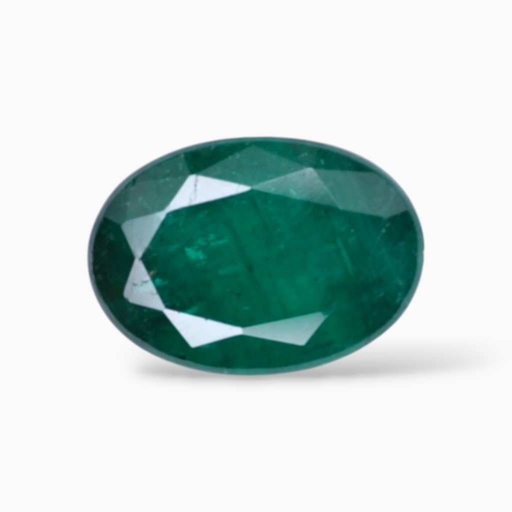 Buy Genuine Panna Stone Oval Shape 3.40 Carats 10.6x7.5mm Size