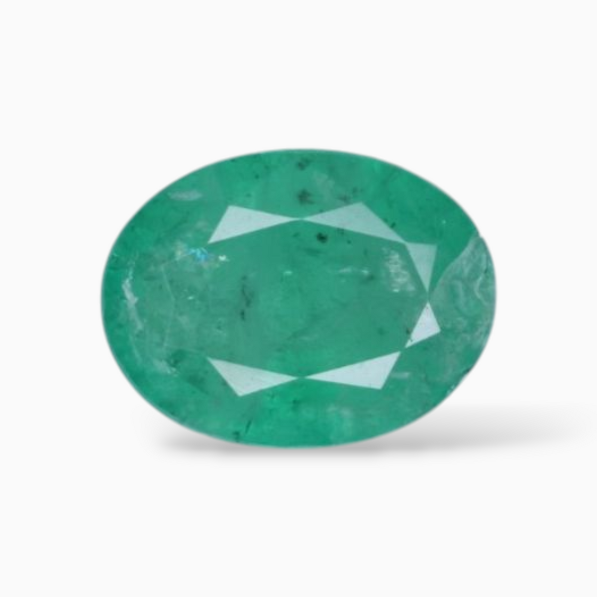 1.87 Carats Original Emerald Gemstone In Oval Shape & Size 10x7.5mm