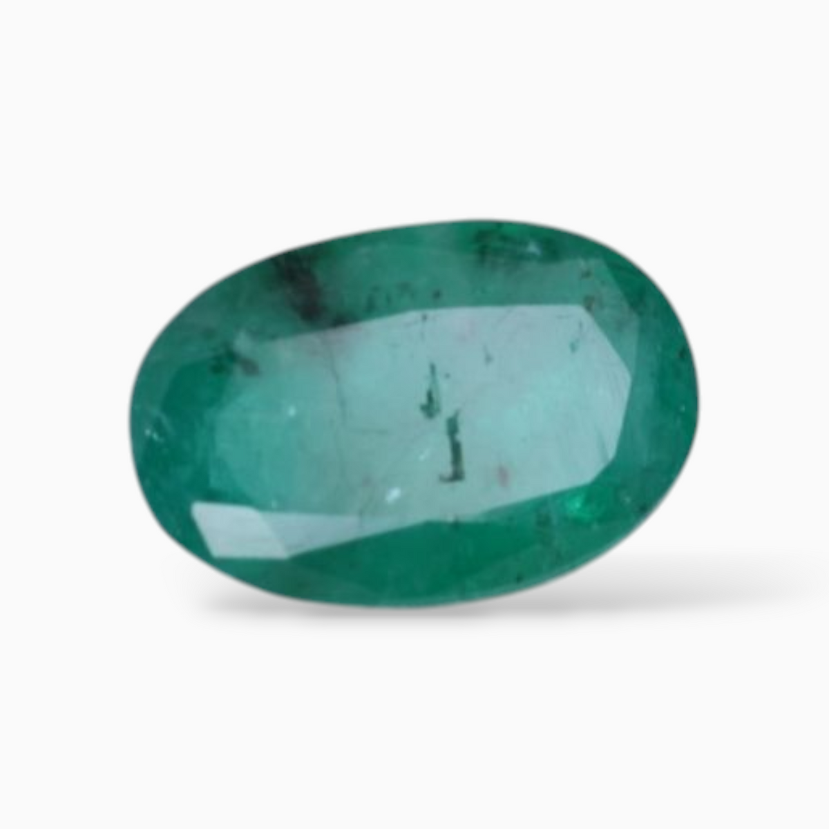 Buy Now Natural Emerald Stone In Oval Shape 0.69 Carats 7.8x4.8mm Size