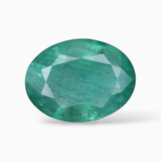 Buy Now Natural Emerald Stone In Oval Shape 0.98 Carats 7.7x5.9mm Size