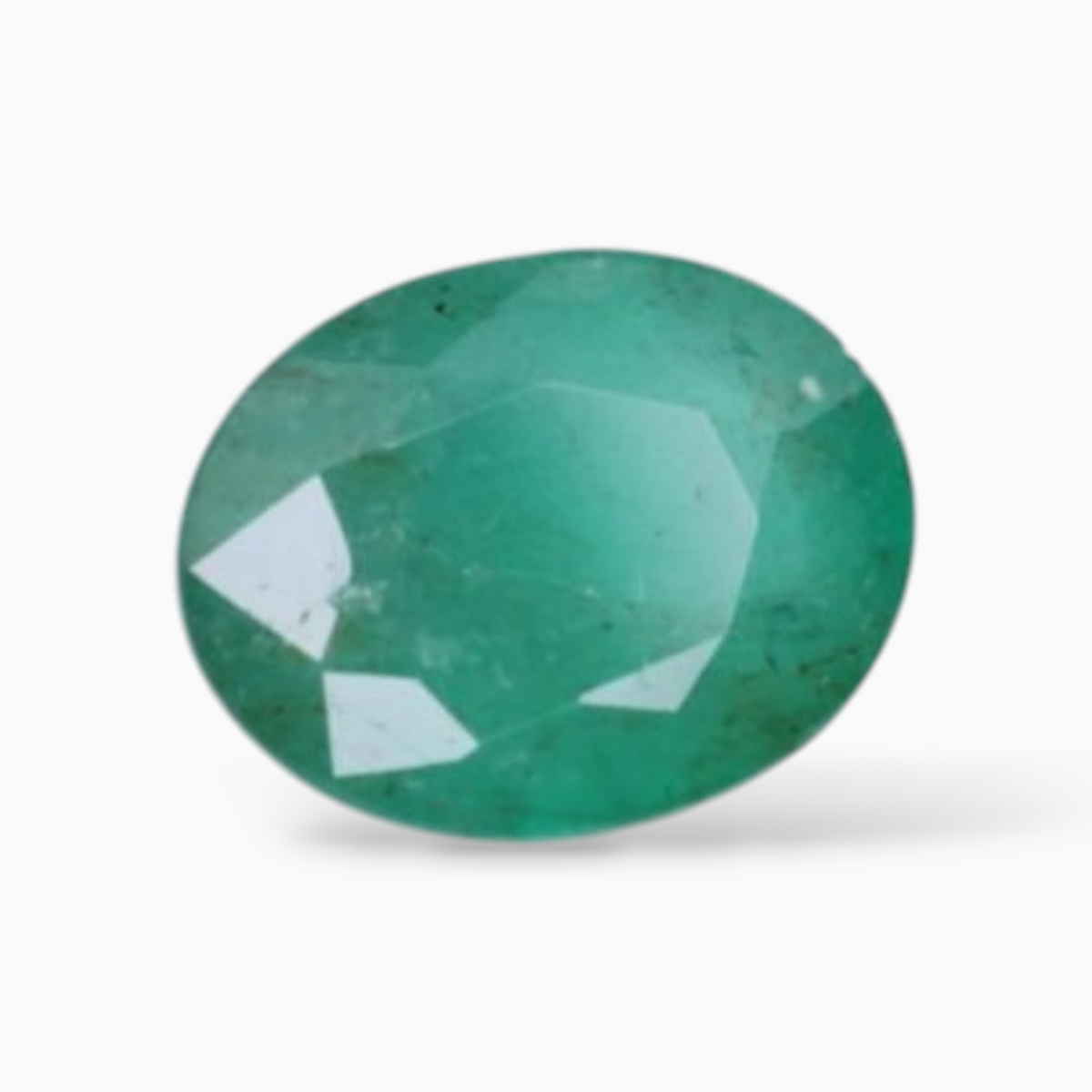 Emerald Stone In Oval Shape 1.93 Carats 9x7mm Size