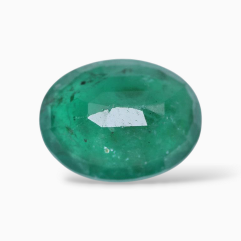 Buy Green Panna Gemstone For Sale Oval Shape 3.34 Carats 11.5x9mm Size