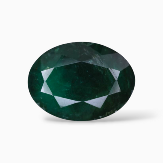 Natural Emerald Gemstone For Sale Oval Shape 2.94 Carats 11x8.2mm Size