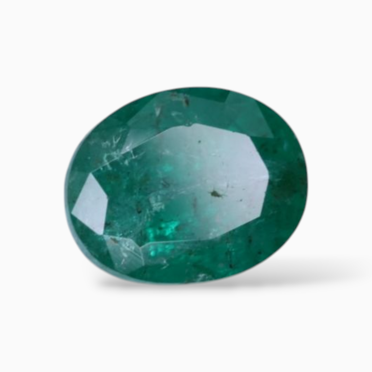 3.47 Carats Original Emerald Gemstone In Oval Shape & Size 10.3x8.1mm