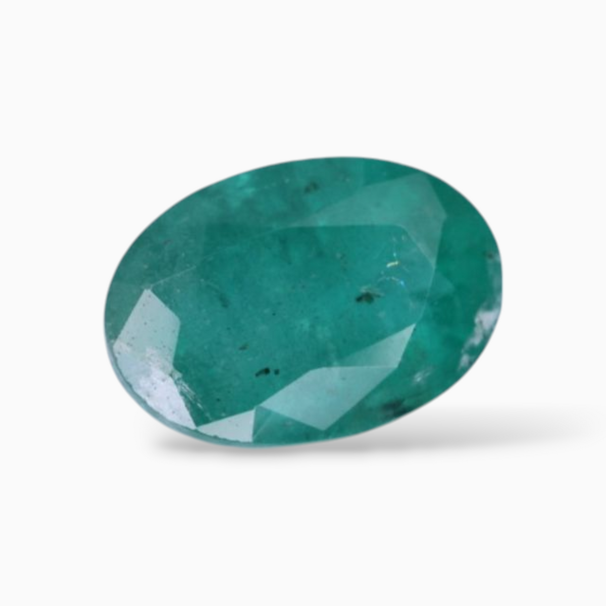 1.86 Carats Loose Stone In Emerald  Oval Shape & Size 9.2x6.3mm