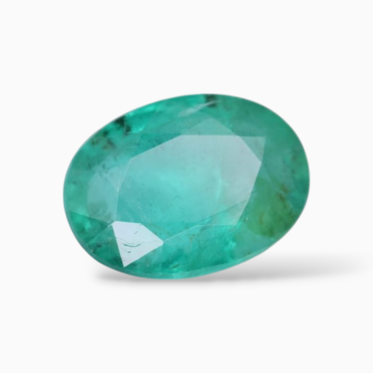 Zambian Emerald Stone In Oval Shape 2.35 Carats 10.2x7.3mm Size