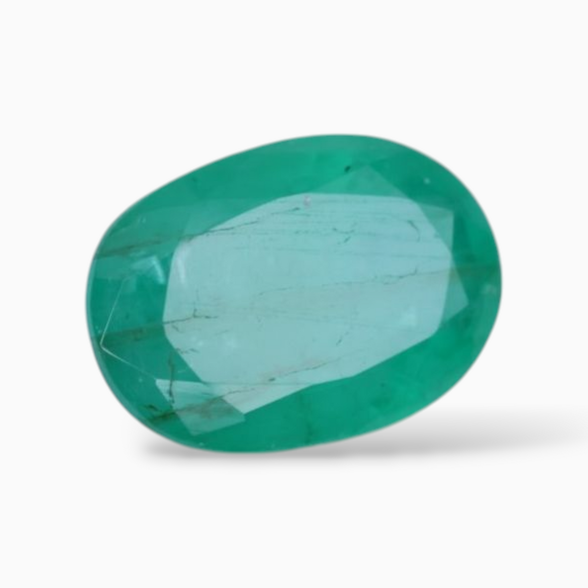 Genuine Emerald Gemstone For Sale Oval Shape 1.31 Carats 8.5x6mm Size