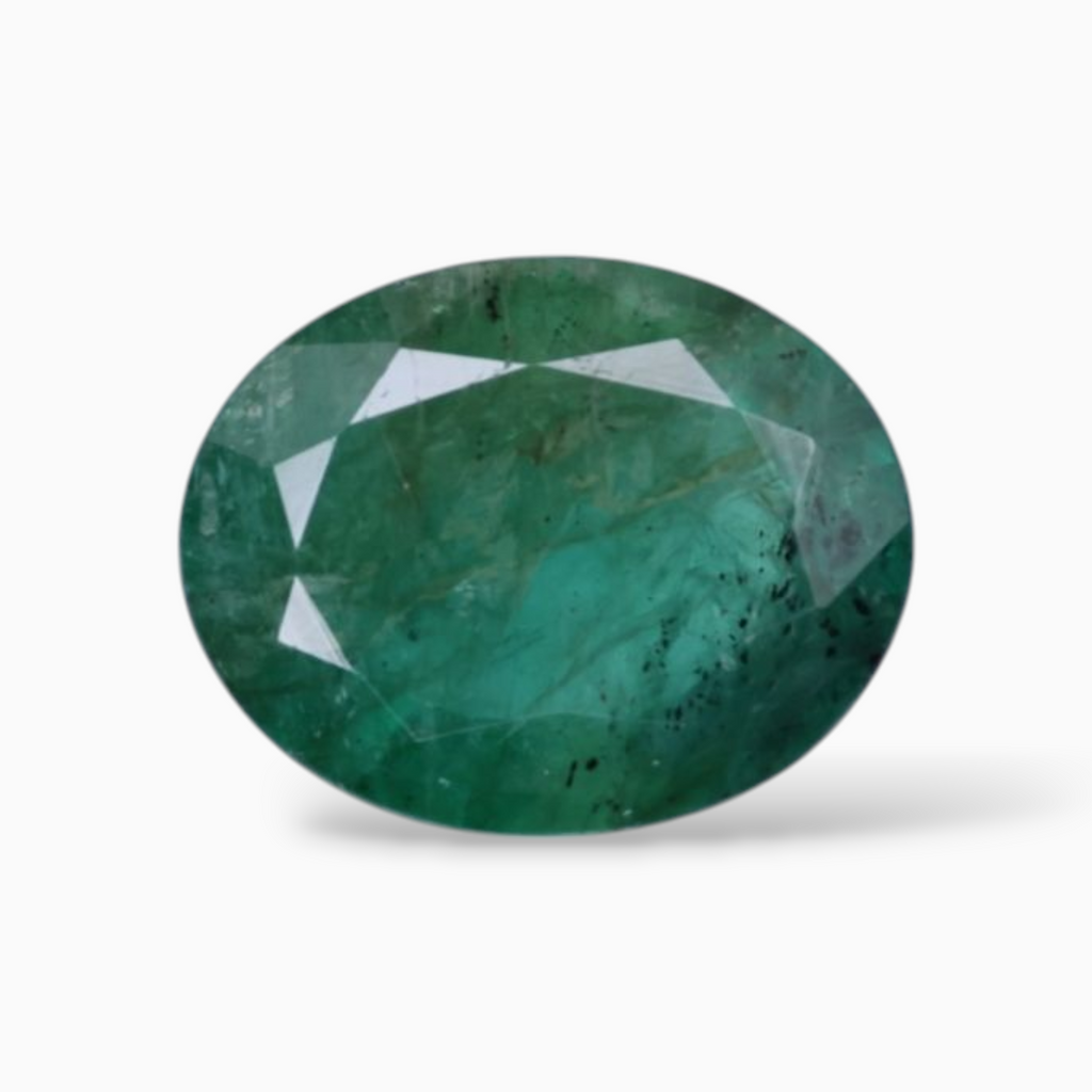 Buy Online Genuine Emerald Gemstone Oval Shape 3.59 Carats 12.2x9.6mm Size