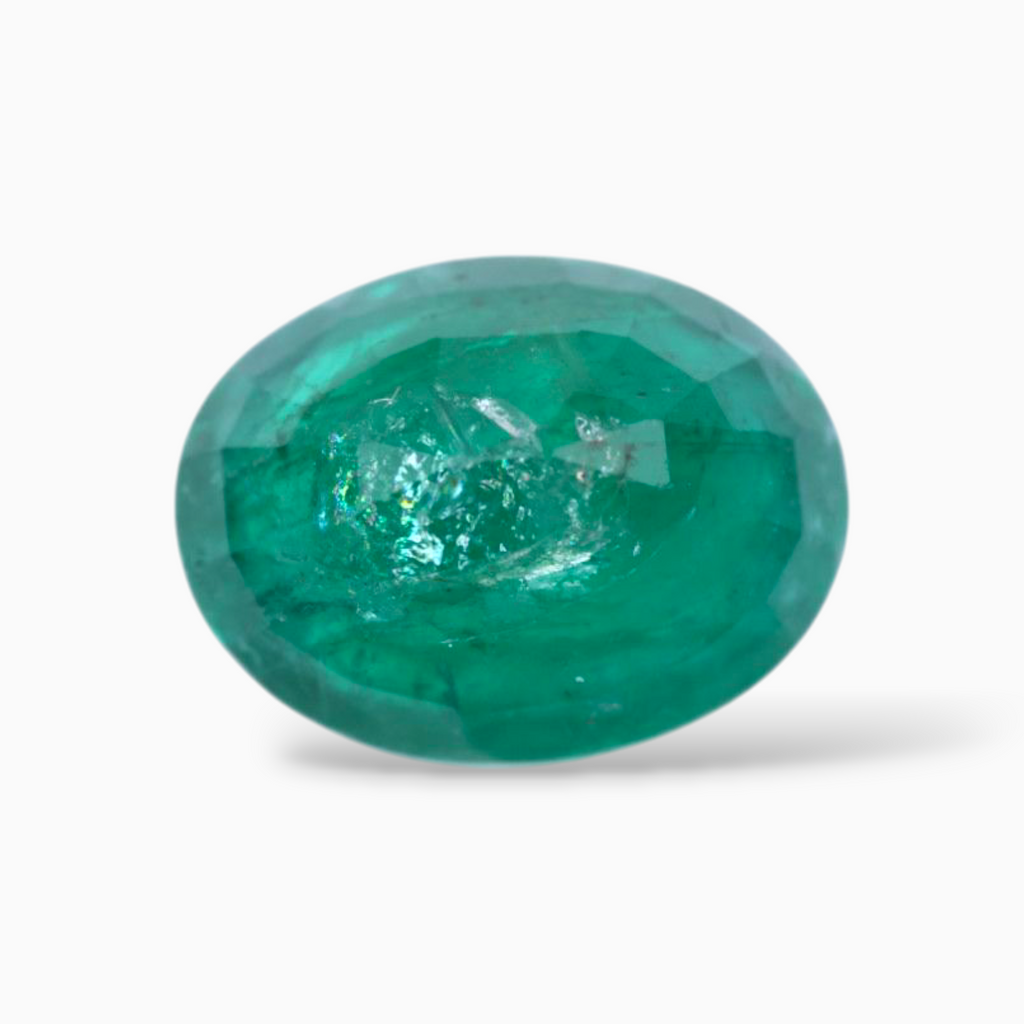 Buy Genuine Emerald Stone Oval Shape 4.04 Carats 11.8x9mm Size