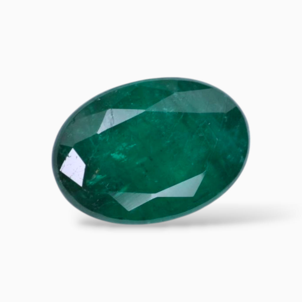 Buy Genuine Panna Stone Oval Shape 3.40 Carats 10.6x7.5mm Size