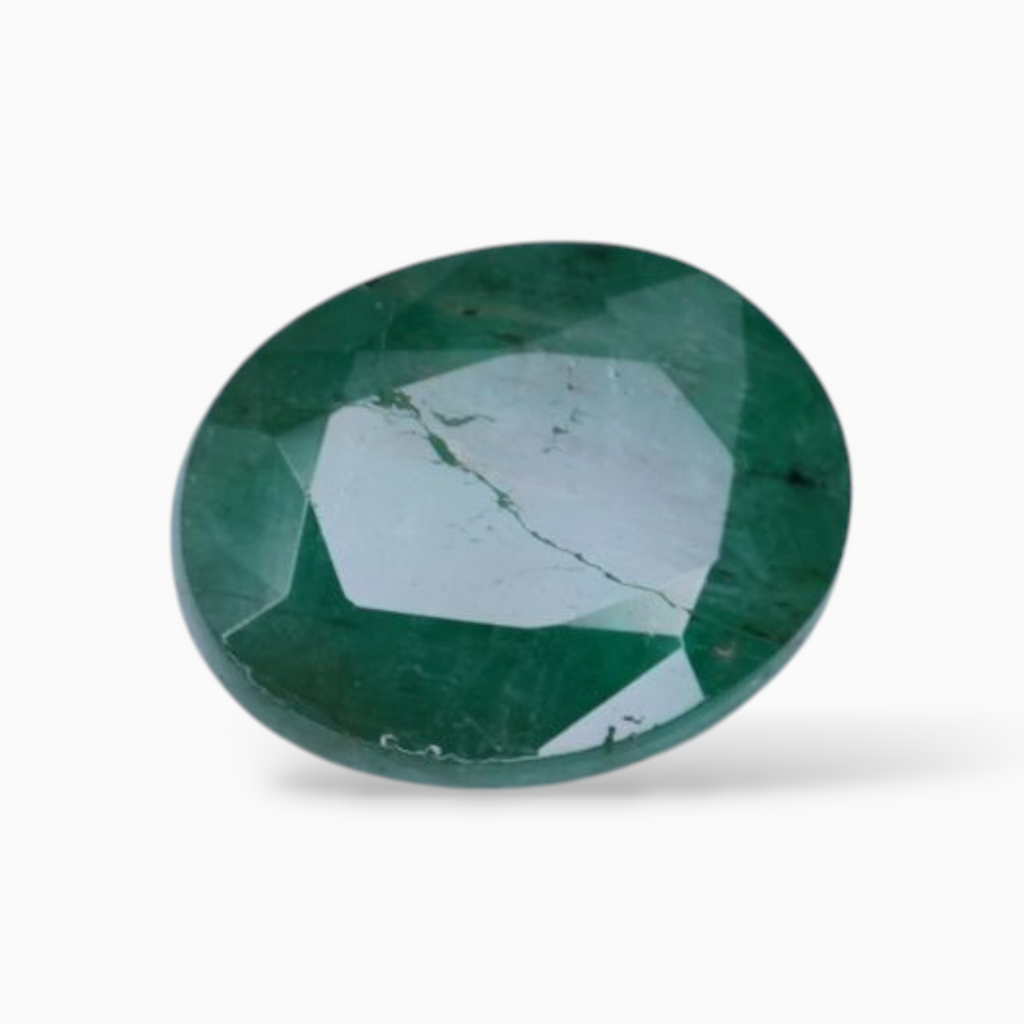 3.26 Carats Buy Emerald stone In Oval Shape & Size 10x7.8mm