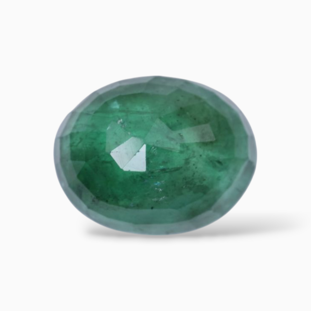 Buy Original Emerald Gemstone Oval Shape 5.66 Carats 12.6x10mm Size
