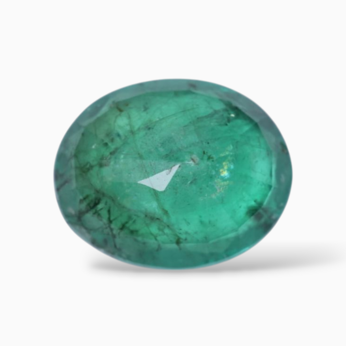 Buy Emerald Stone Online In Oval Shape 2.40 Carats 10.1x8mm Size