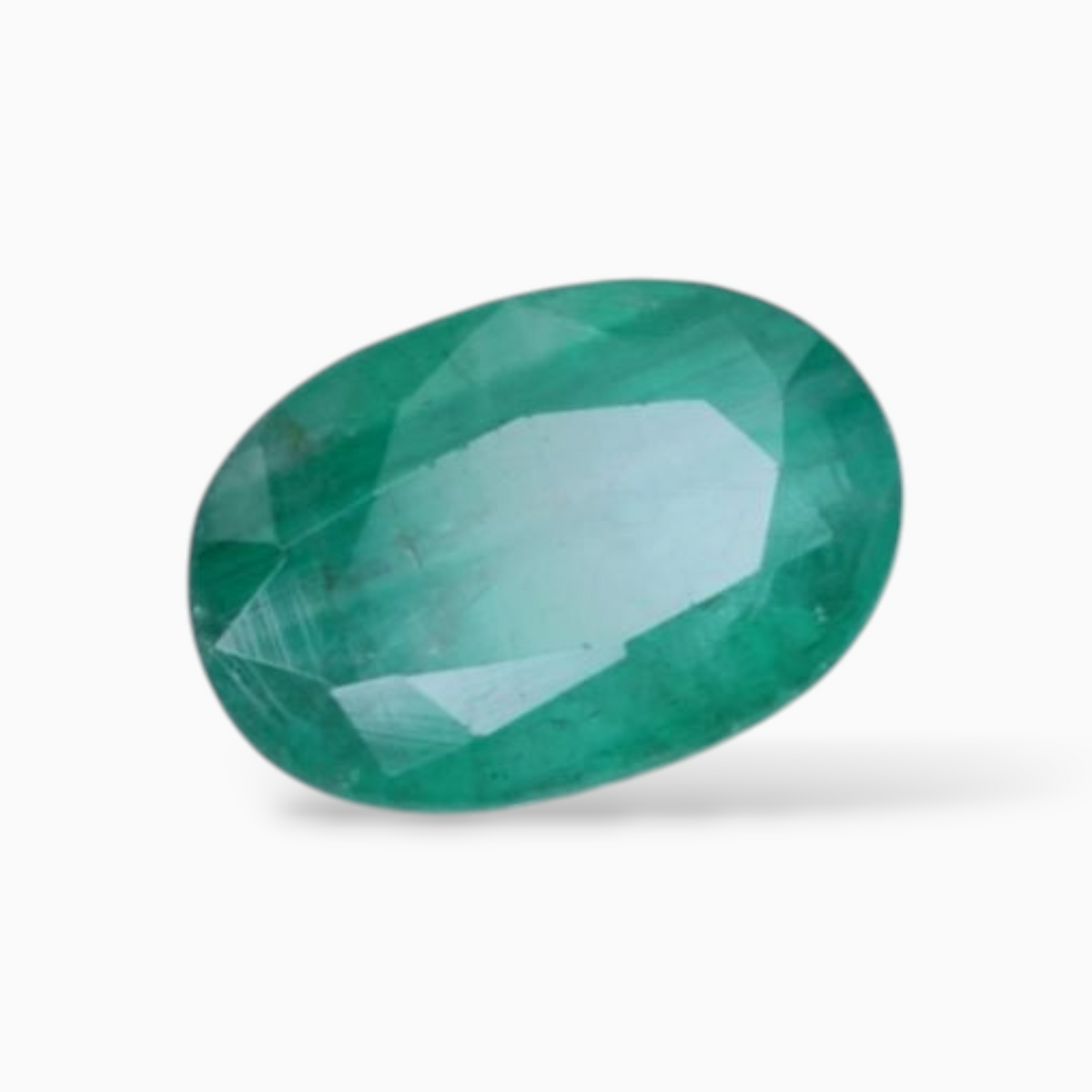 Buy Online Green Emerald Loose Stone In Oval Shape 2.78 Carats 11x8.3mm Size