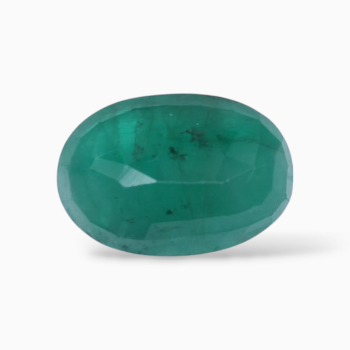 3.11 Carats Emerald Gemnstone In Oval Shape & Size 12.1x8.3mm