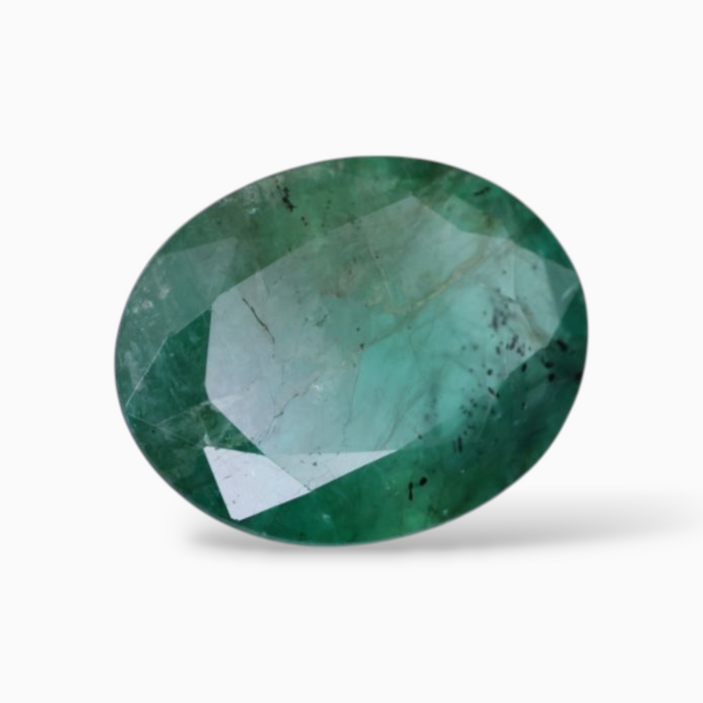 Buy Online Genuine Emerald Gemstone Oval Shape 3.59 Carats 12.2x9.6mm Size