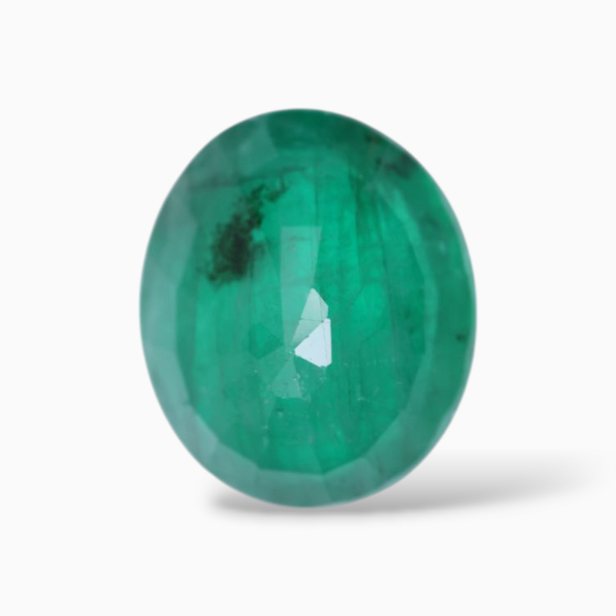 Natural Emerald For Sale Oval Shape 3.29 Carats 11x9.5mm Size