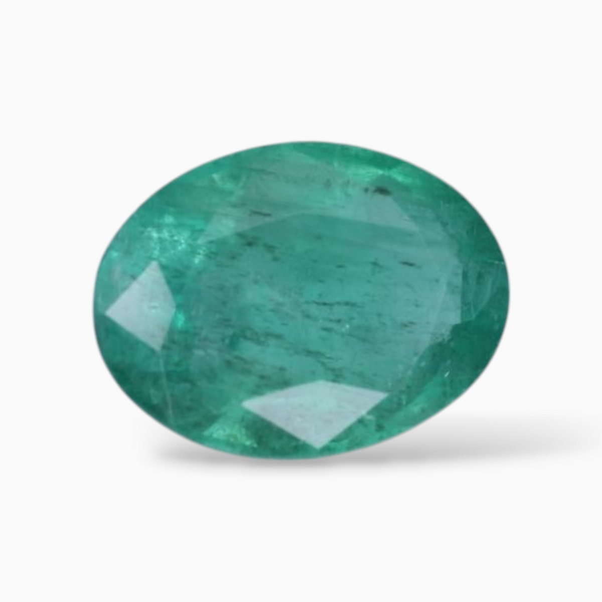 Buy Now Natural Emerald Stone In Oval Shape 0.98 Carats 7.7x5.9mm Size