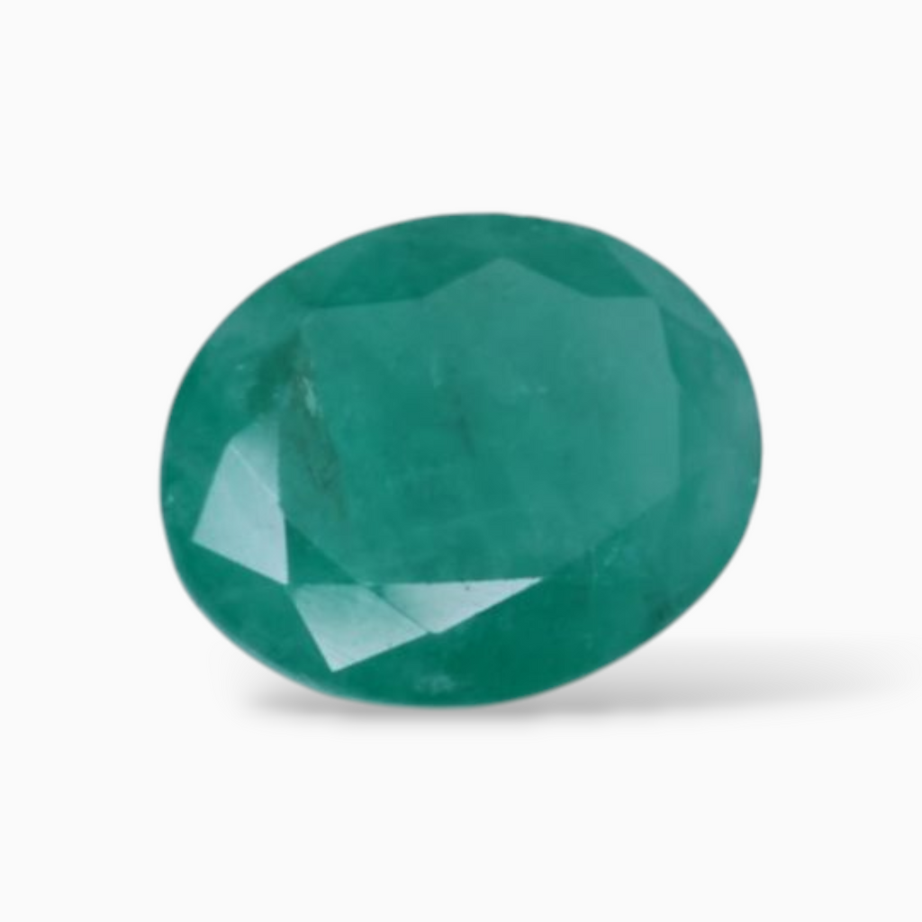 2.48 Carats Original Emerald Gemstone In Oval Shape & Size 10.1x8.1mm