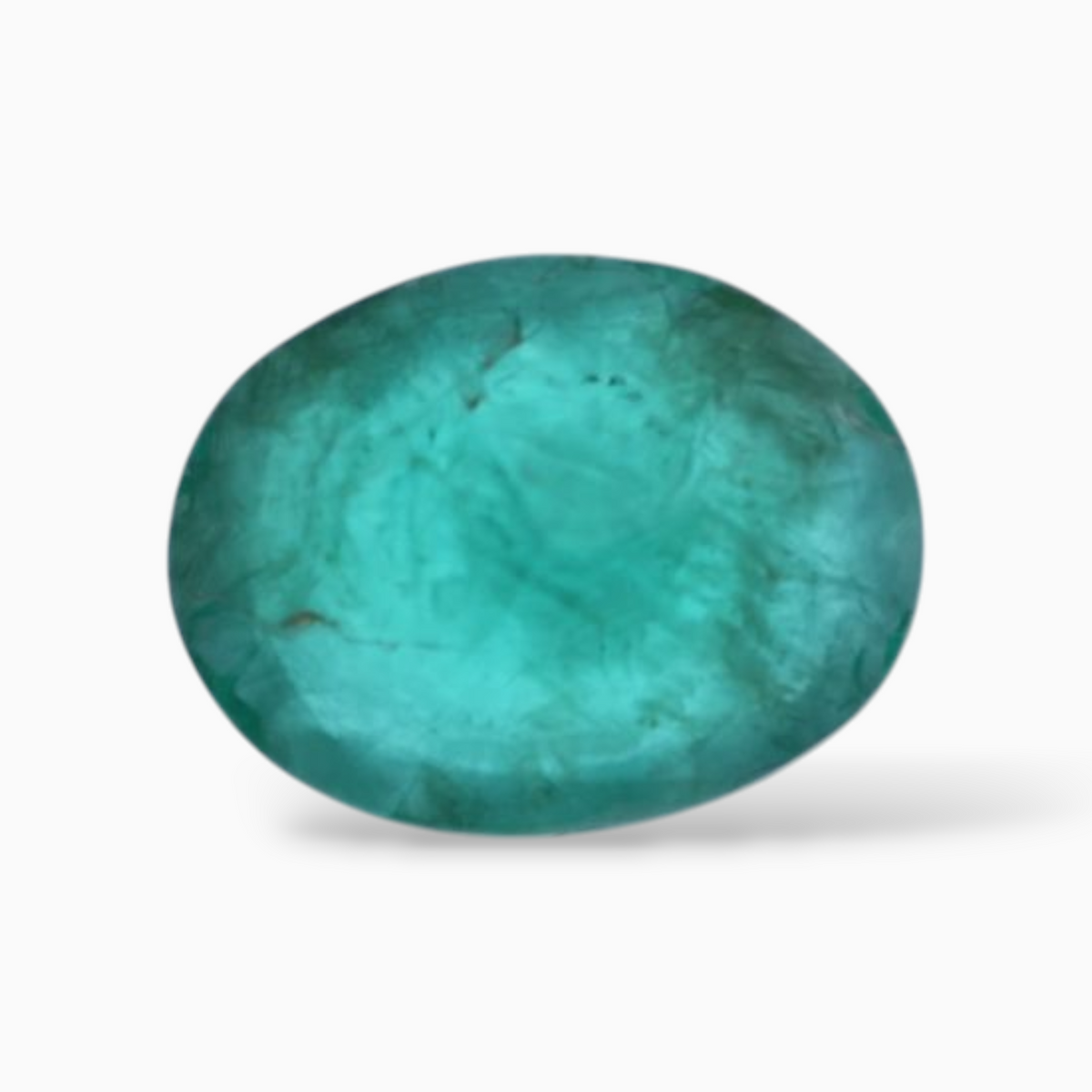 Buy Natural Emerald Stone In Oval Shape 0.86 Carats 7.6x5.7mm Size