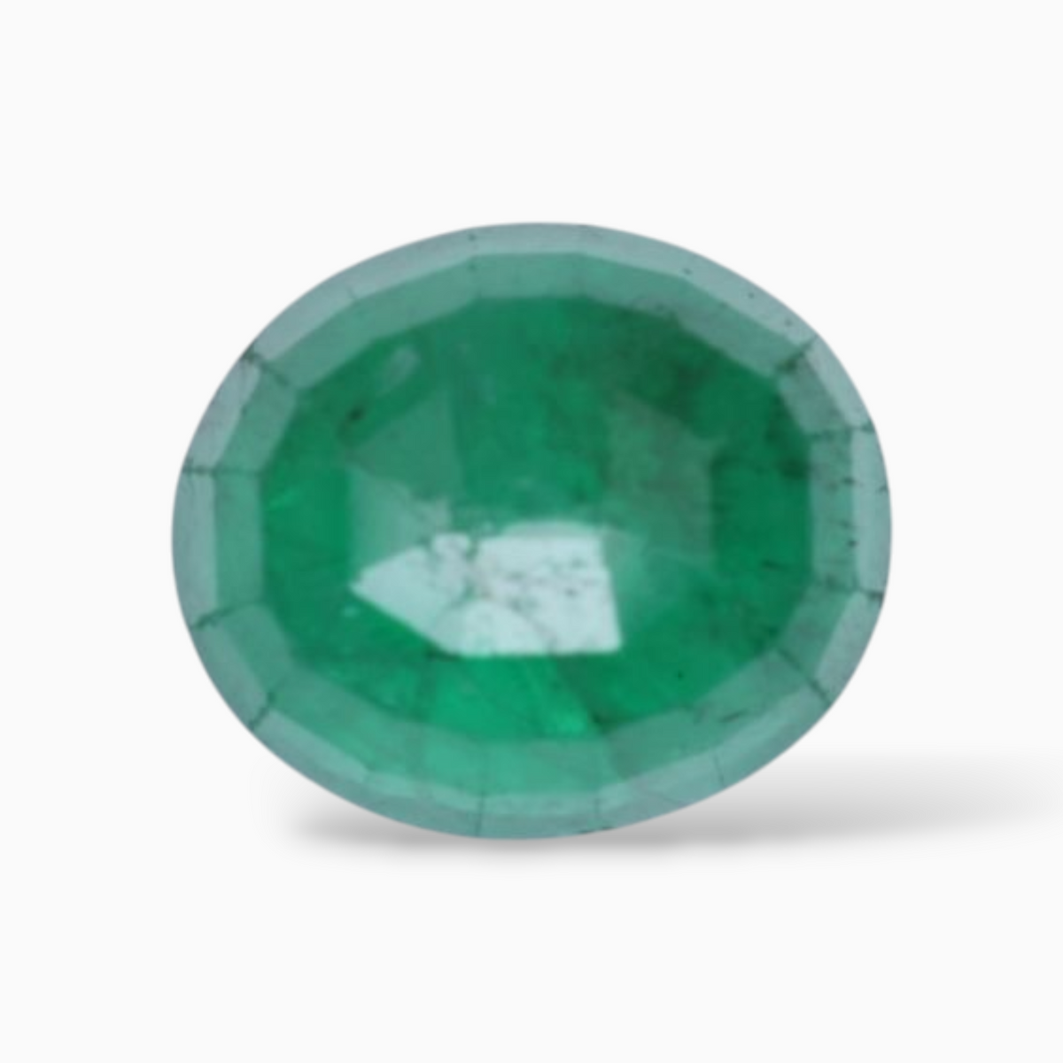 4.11 Carats Original Emerald Gemstone In Oval Shape & Size 10.5x9mm