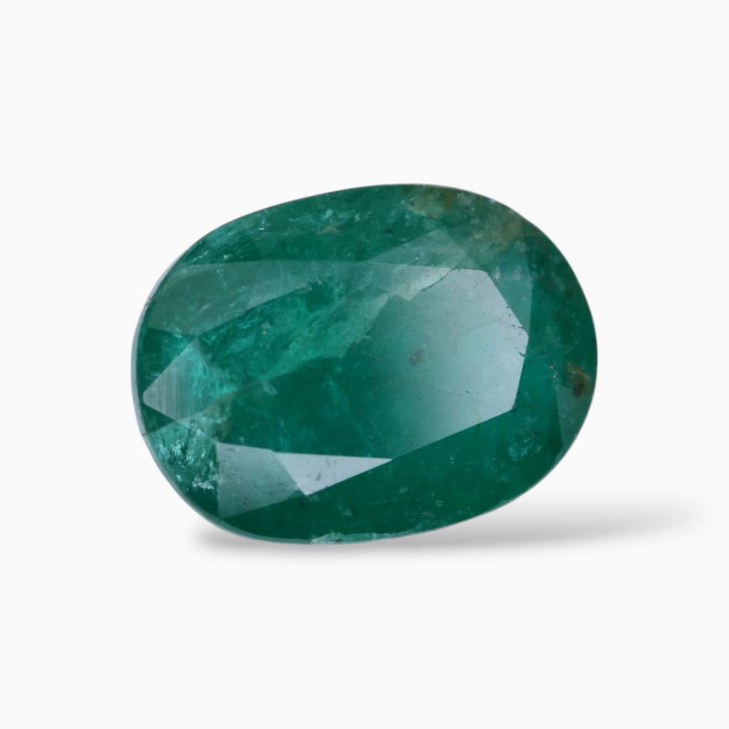 Buy Real Emerald Stone Oval Shape 6.20 Carats 12.8x9.5mm Size