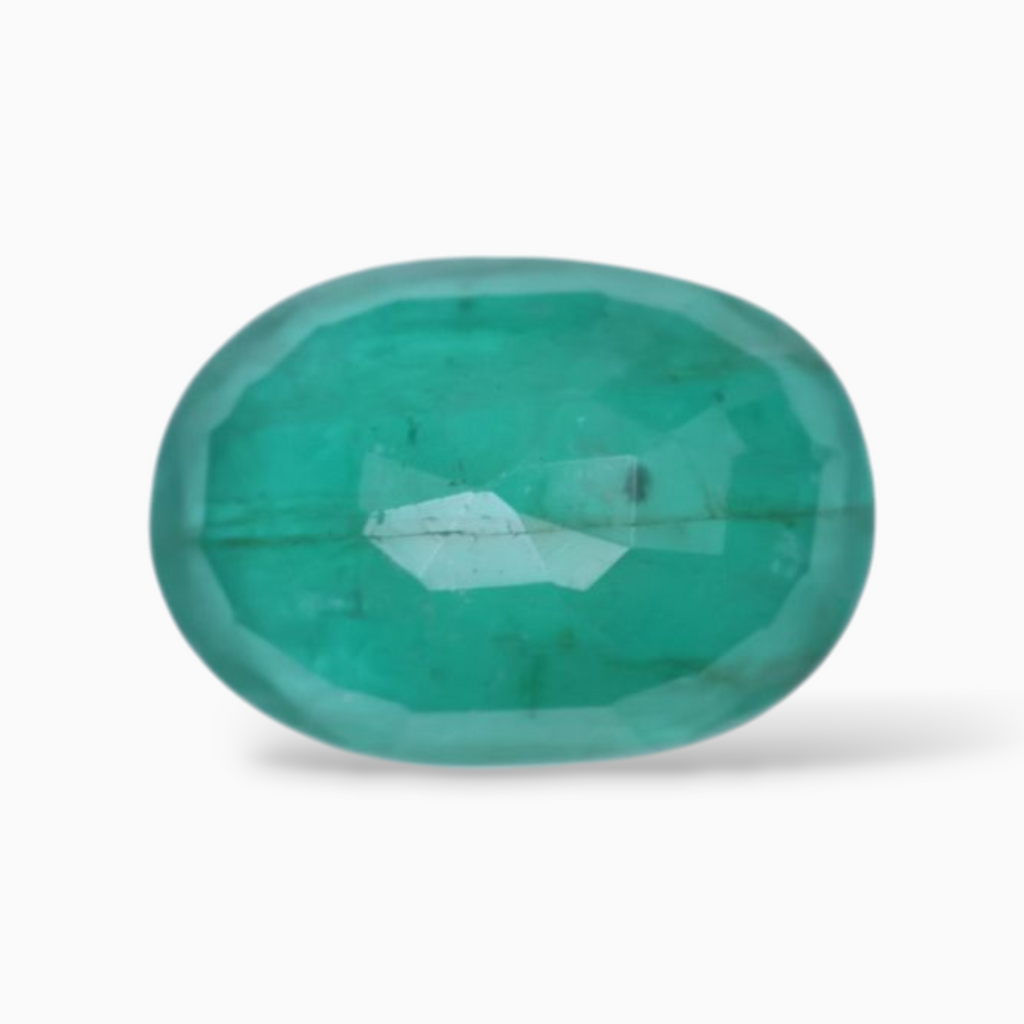 Genuine Emerald Gemstone For Sale Oval Shape 1.31 Carats 8.5x6mm Size