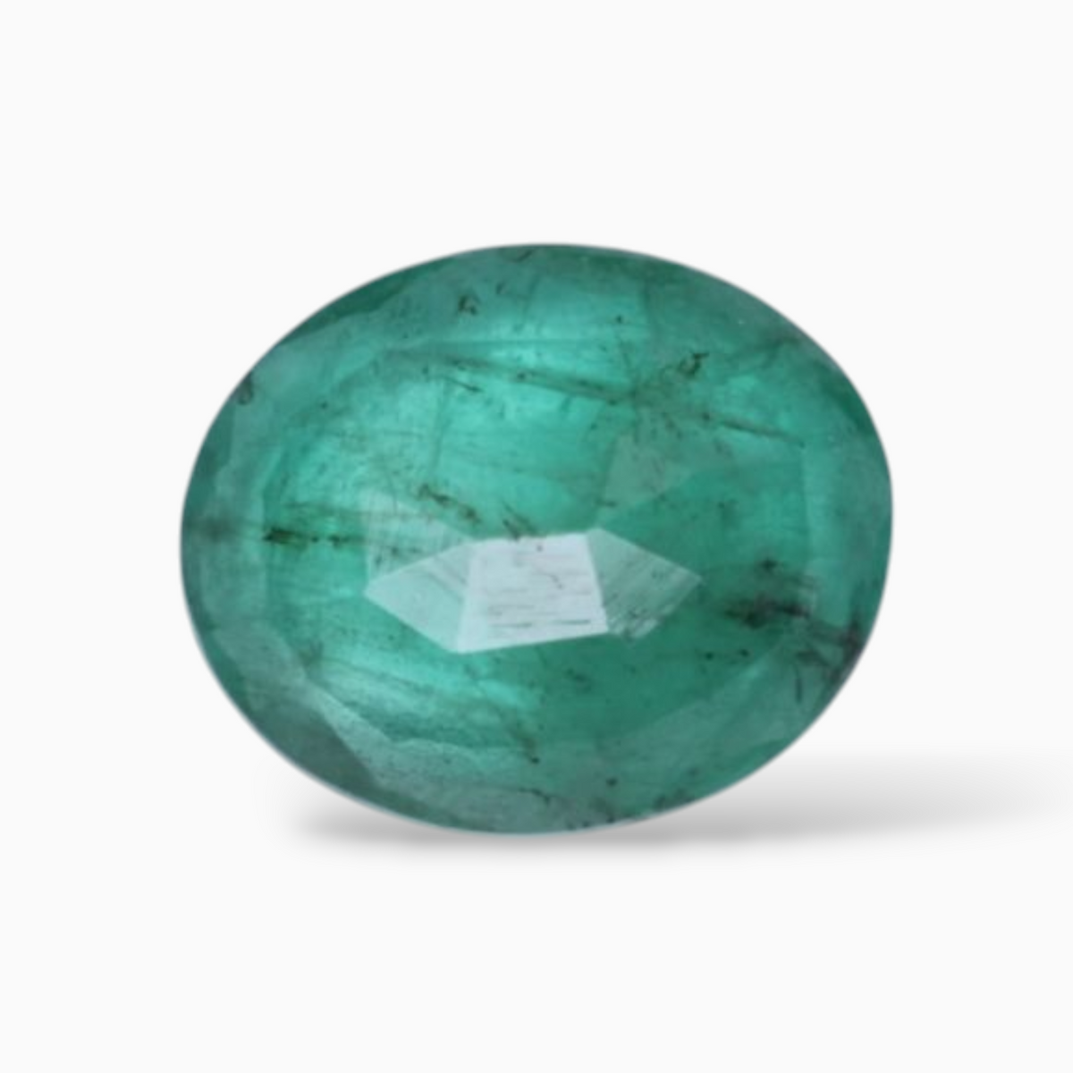 2.17 Carats Original Emerald Gemstone In Oval Shape & Size 9.8x8.1mm