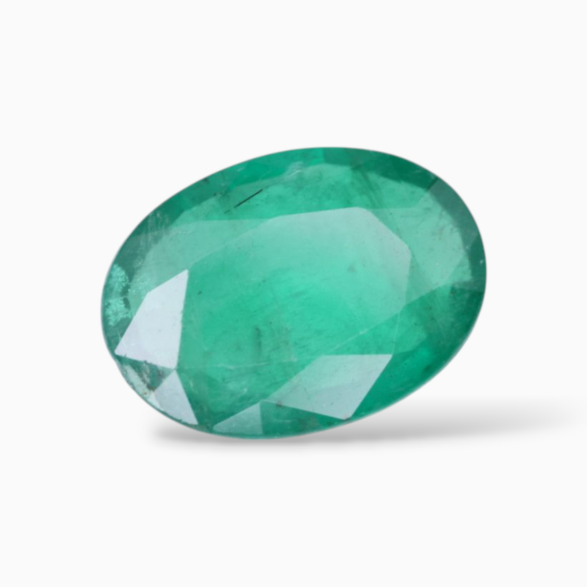 Buy Genuine Emerald  For Sale Oval Shape 3.53 Carats 13.4x9.8mm Size