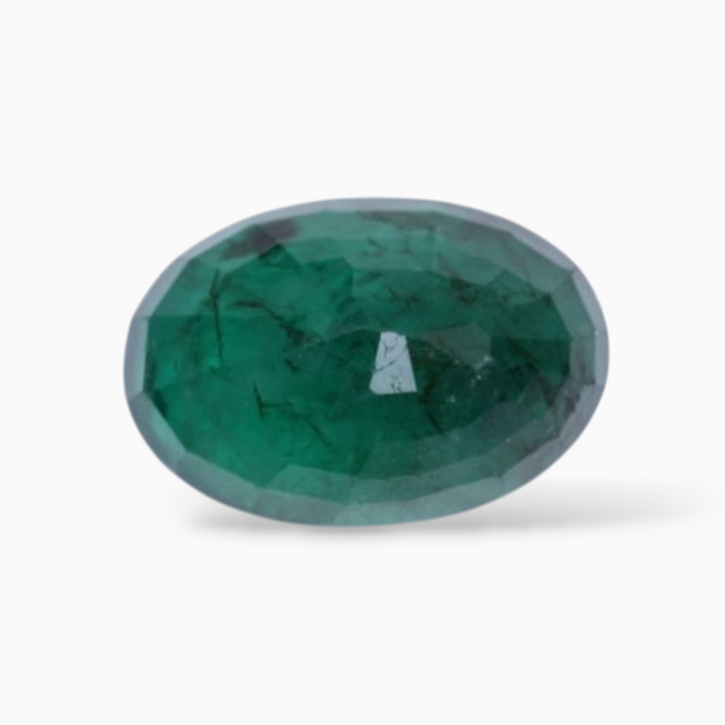2.33 Carats Natural Emerald Gemstone In Oval Shape & Size 9x6.3mm