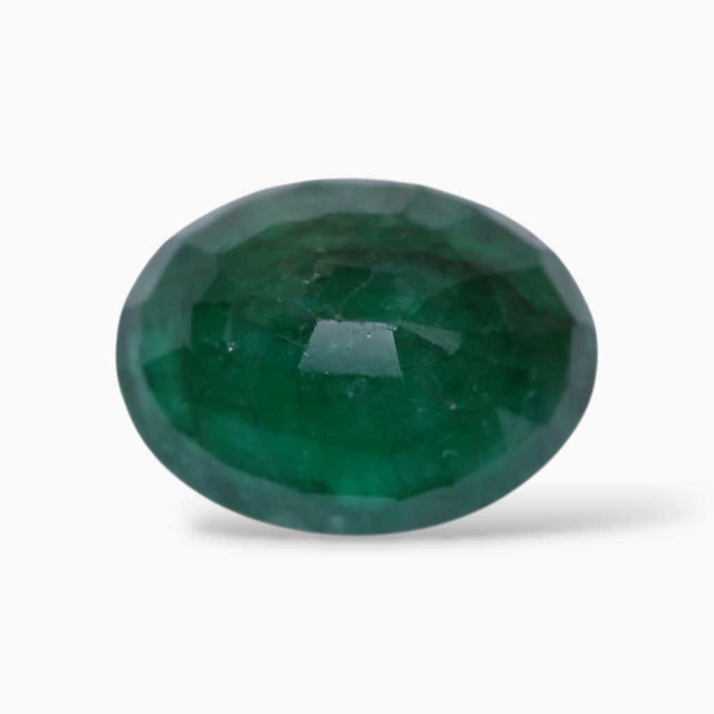 Buy Online Emerald Gemstone Oval Shape 4.28 Carats 12x9.2mm Size