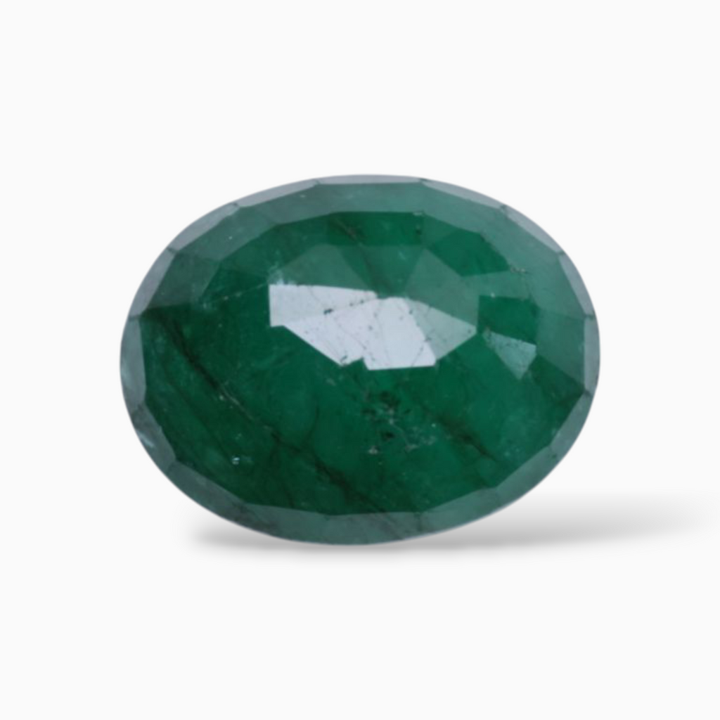 Buy Genuine Emerald Gemstone Oval Shape 6.06 Carats 12.7x10mm Size