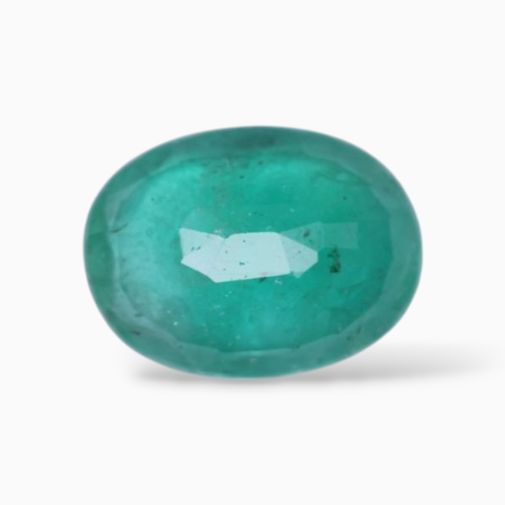 Buy Green Emerald Gemstone In Oval Shape 0.97 Carats 7.8x5.8mm Size