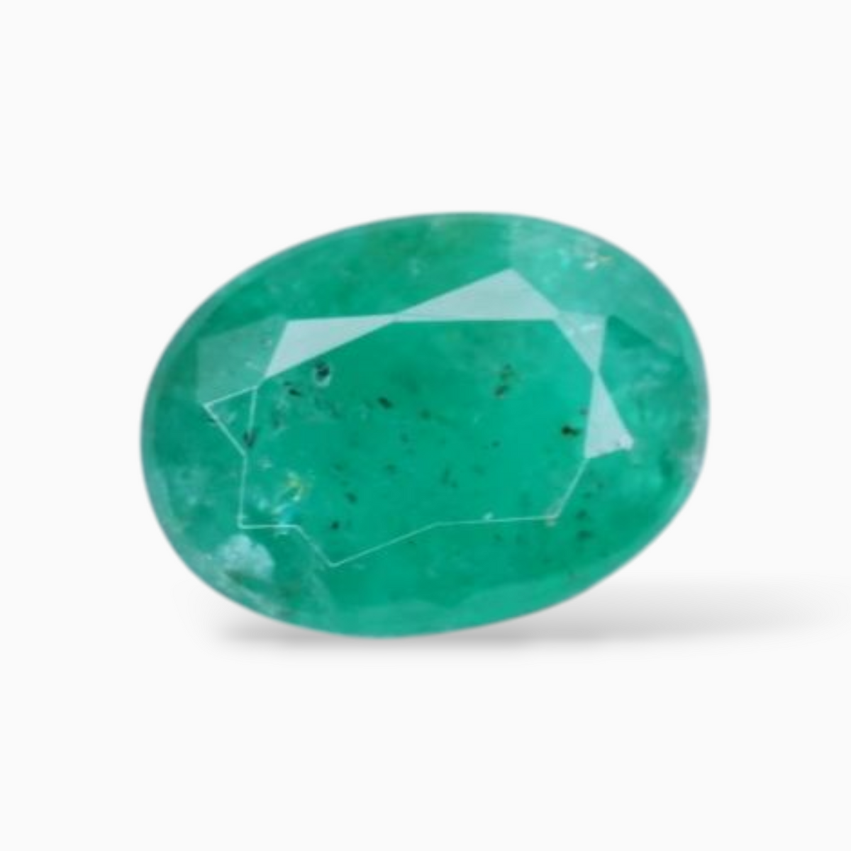 1.19 Carats Online Sale Zambian Emerald Stone In Oval Shape8.4x6mm Size