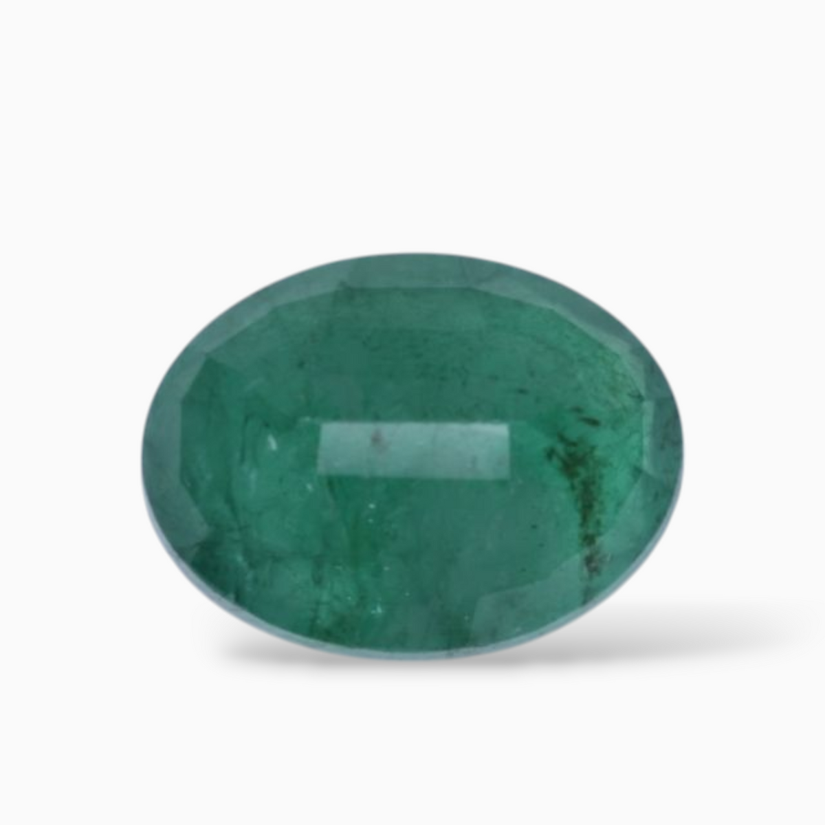 Natural Green Emerald Gemstone For Sale Oval Shape 1.29 Carats 8x6mm Size
