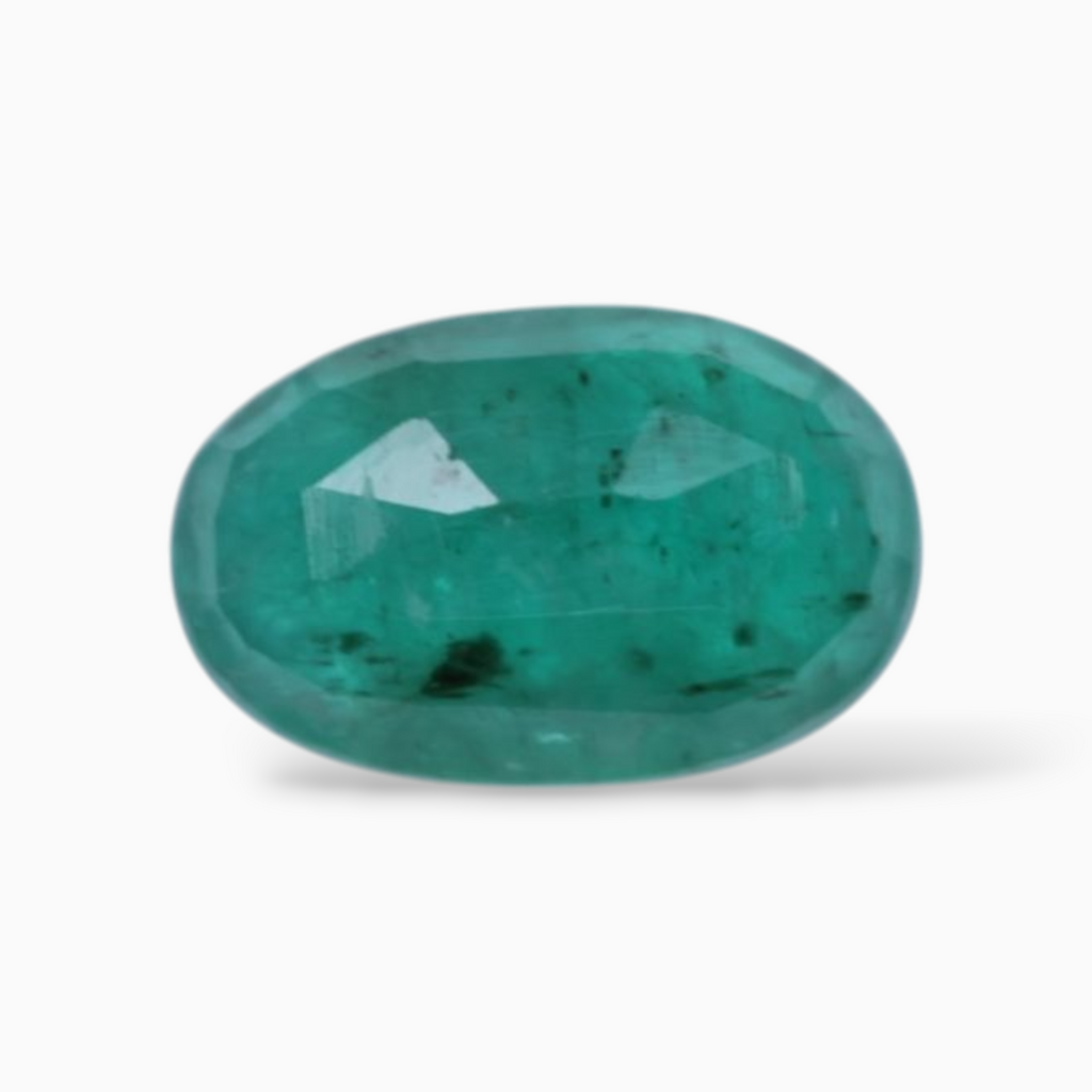 Buy Now Natural Emerald Stone In Oval Shape 0.69 Carats 7.8x4.8mm Size