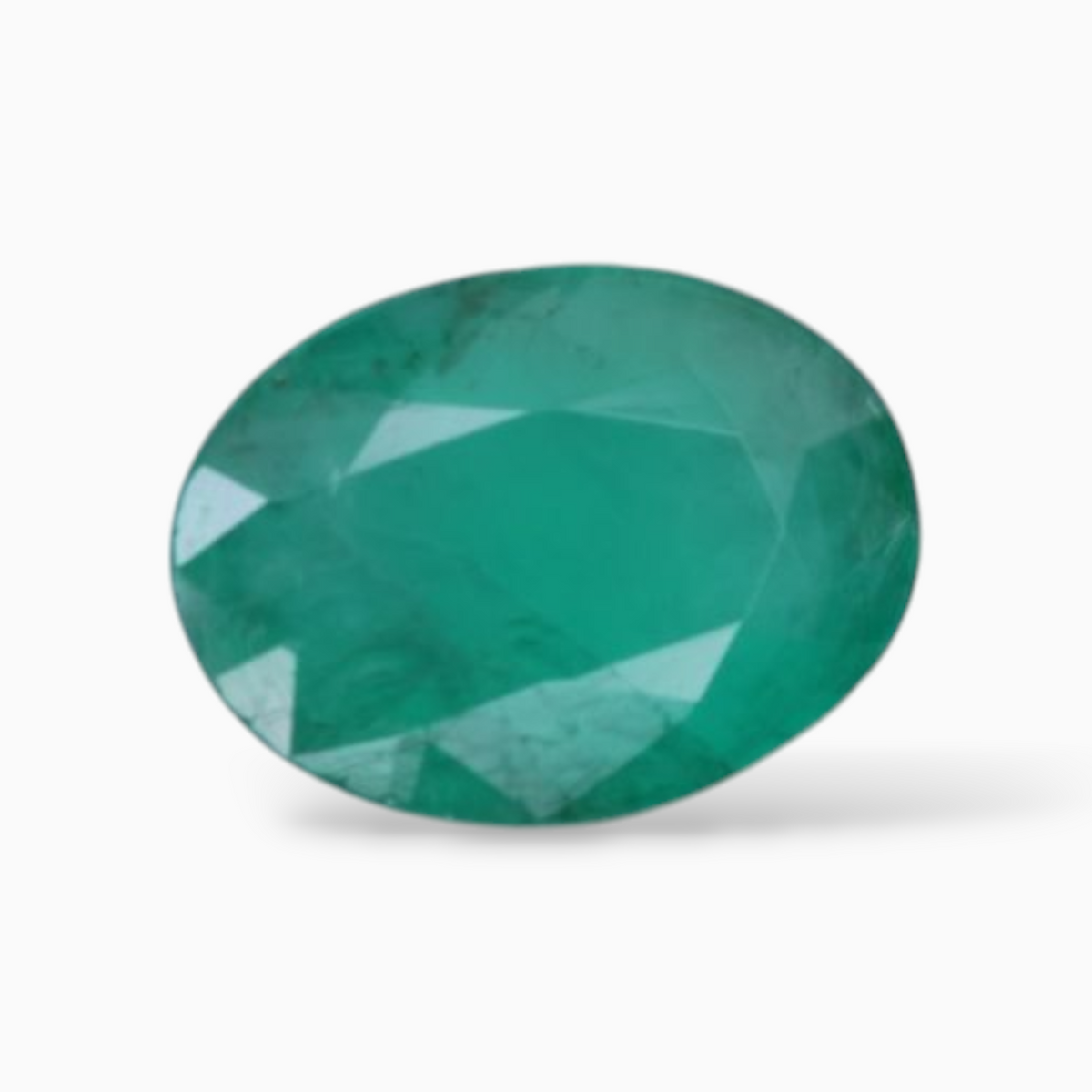 Oval Shape Natural Emerald Stone 0.91 Carats & 7.8x5.7mm Size