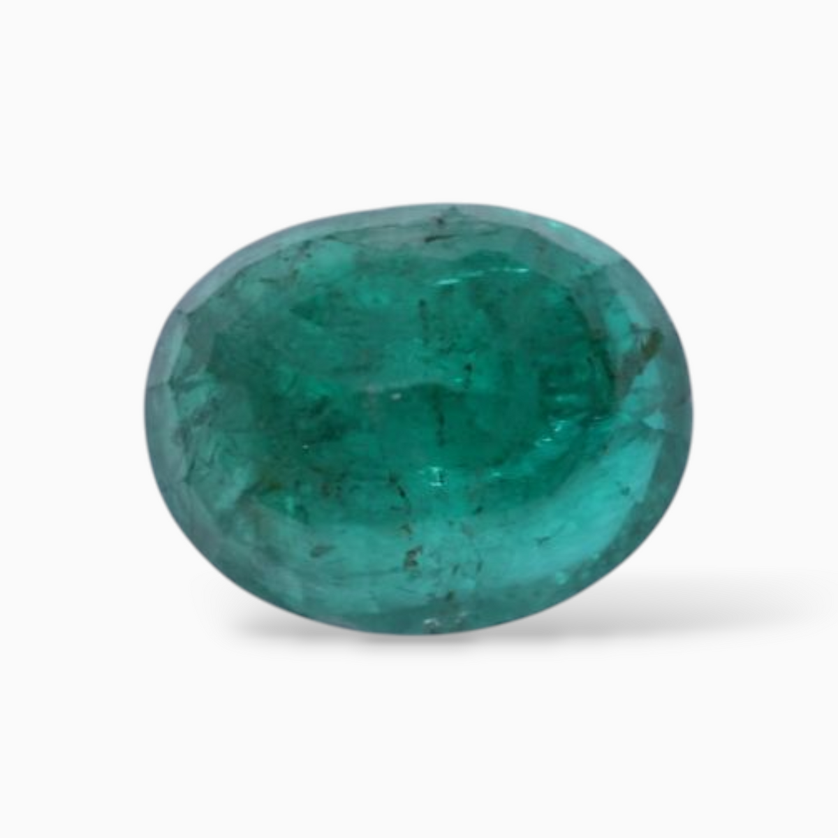 3.47 Carats Original Emerald Gemstone In Oval Shape & Size 10.3x8.1mm