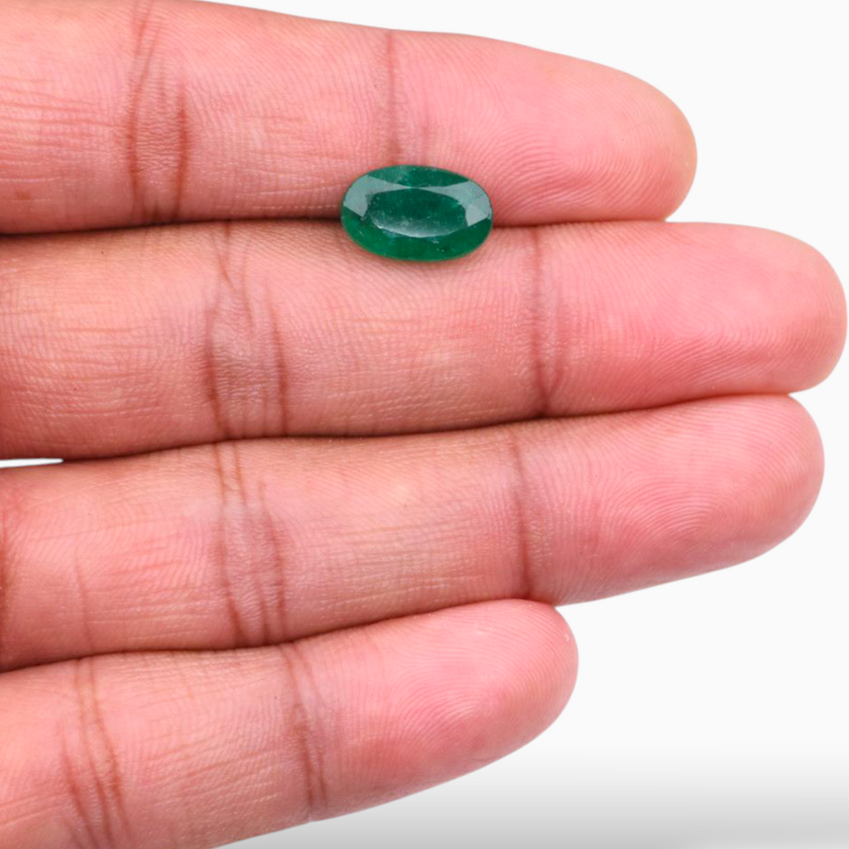 Buy Zambian Emerald Stone Oval Shape 4.09 Carats 13x8.1mm Size