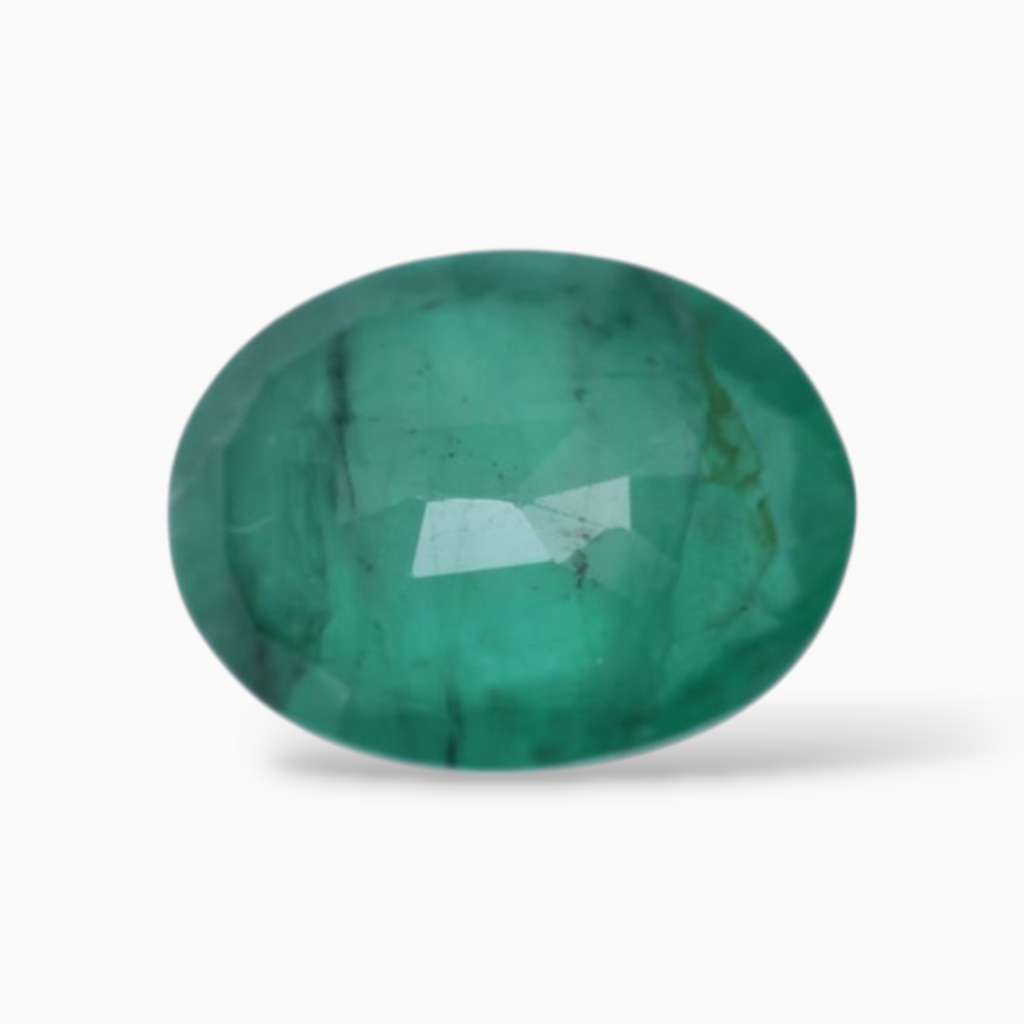 Buy Green Panna Gemstone In Oval Shape 1.00 Carats 7.7x6mm Size