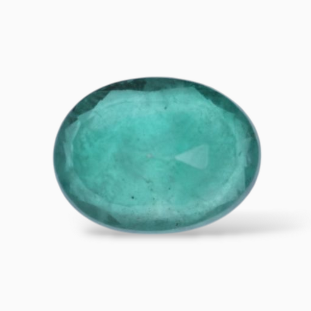 1.27 Carats Natural Emerald Gemstone In Oval Shape & Size 8x6mm