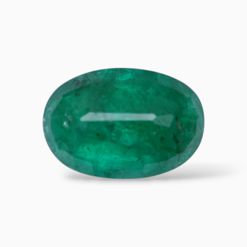 Buy Zambian Emerald Gemstone Online Oval Shape 3.15 Carats 12.1x8.3mm Size