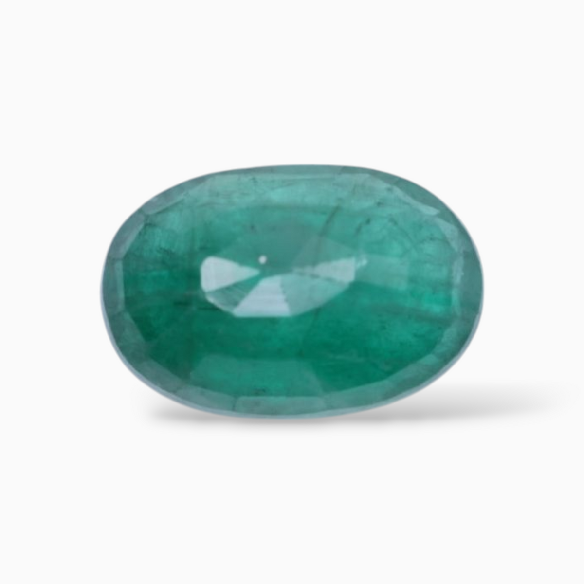 Buy Online Green Emerald Loose Stone In Oval Shape 2.78 Carats 11x8.3mm Size