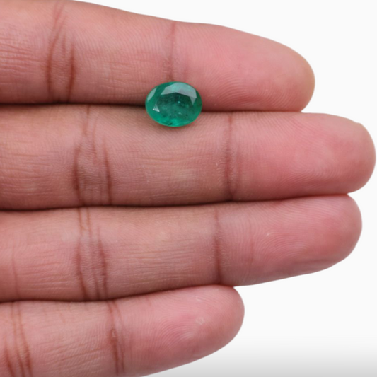 3.00 CaratsBuy Original Panna Gemstone For Sale In Oval Shape & 10.4x8.2mm Size