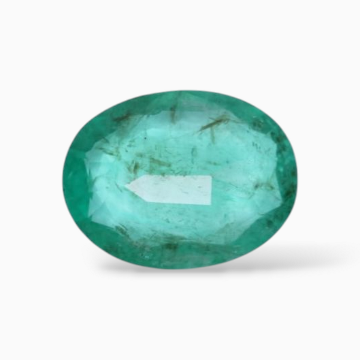 Buy Natural Green Emerald Stone In Oval Shape 1.19 Carats 9x6.8mm Size