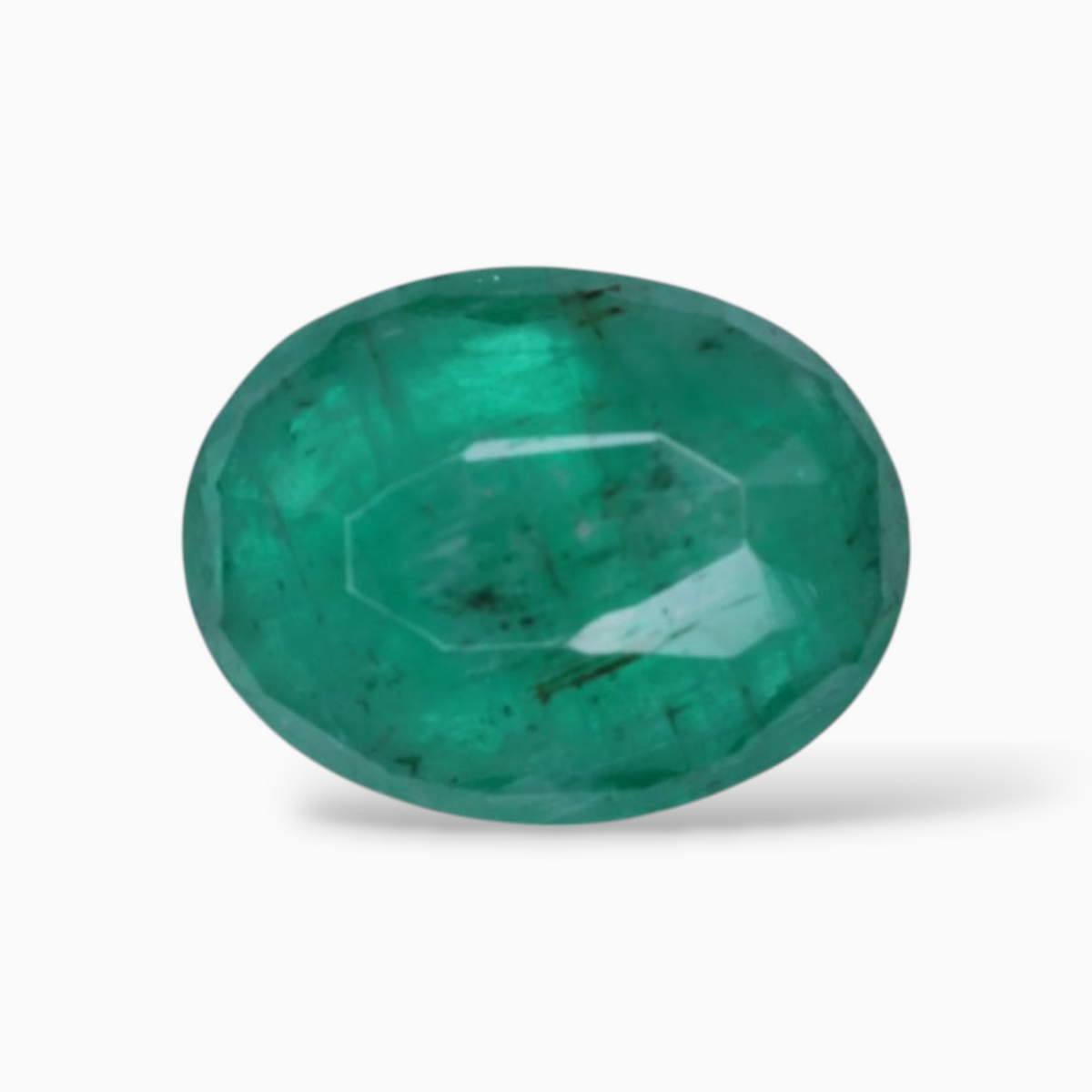 4.18 Carats Original Emerald Gemstone In Oval Shape & Size 12.8x.9.9mm